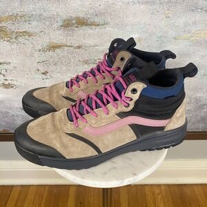 Vans UltraRange EXO SE Shoes Mens Size 11.5 Beige Suede Mid Top Trail Sneakers